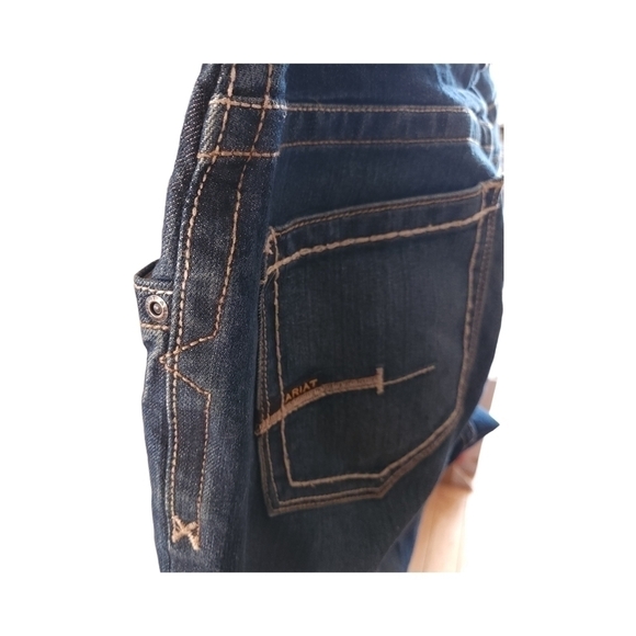 MEN'S Ariat Jeans Rebar M4 Relaxed Boot Cut 34 waist by 30 length - Picture 4 of 11